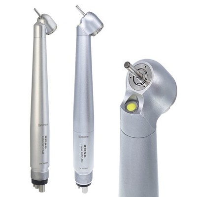 BEING Dental Surgical High Speed Handpiece 45° Degree Reverse Air 4 Hole LED NSK