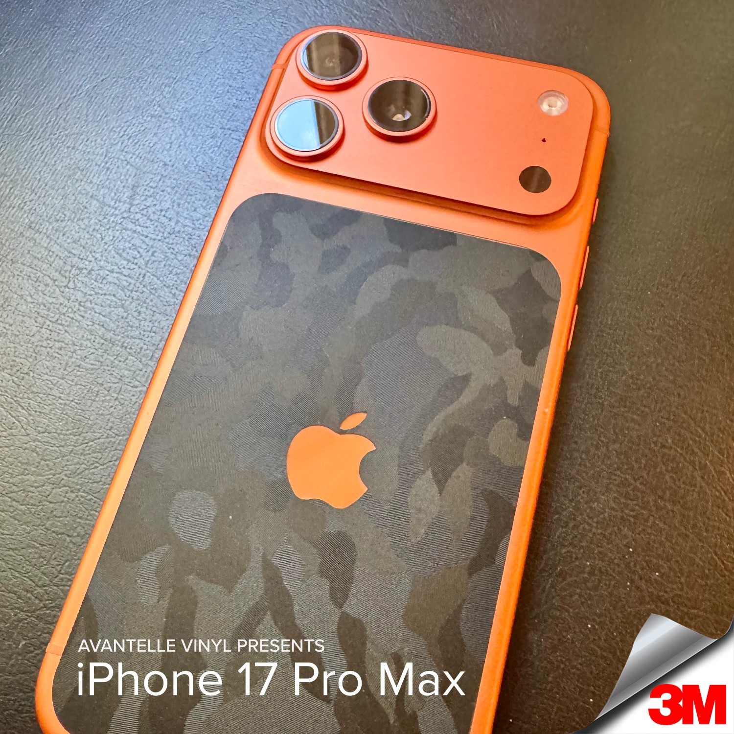 Apple iPhone 17 Pro Max | 17 Pro Back Battery Decal Skin, Genuine 3M Vinyl