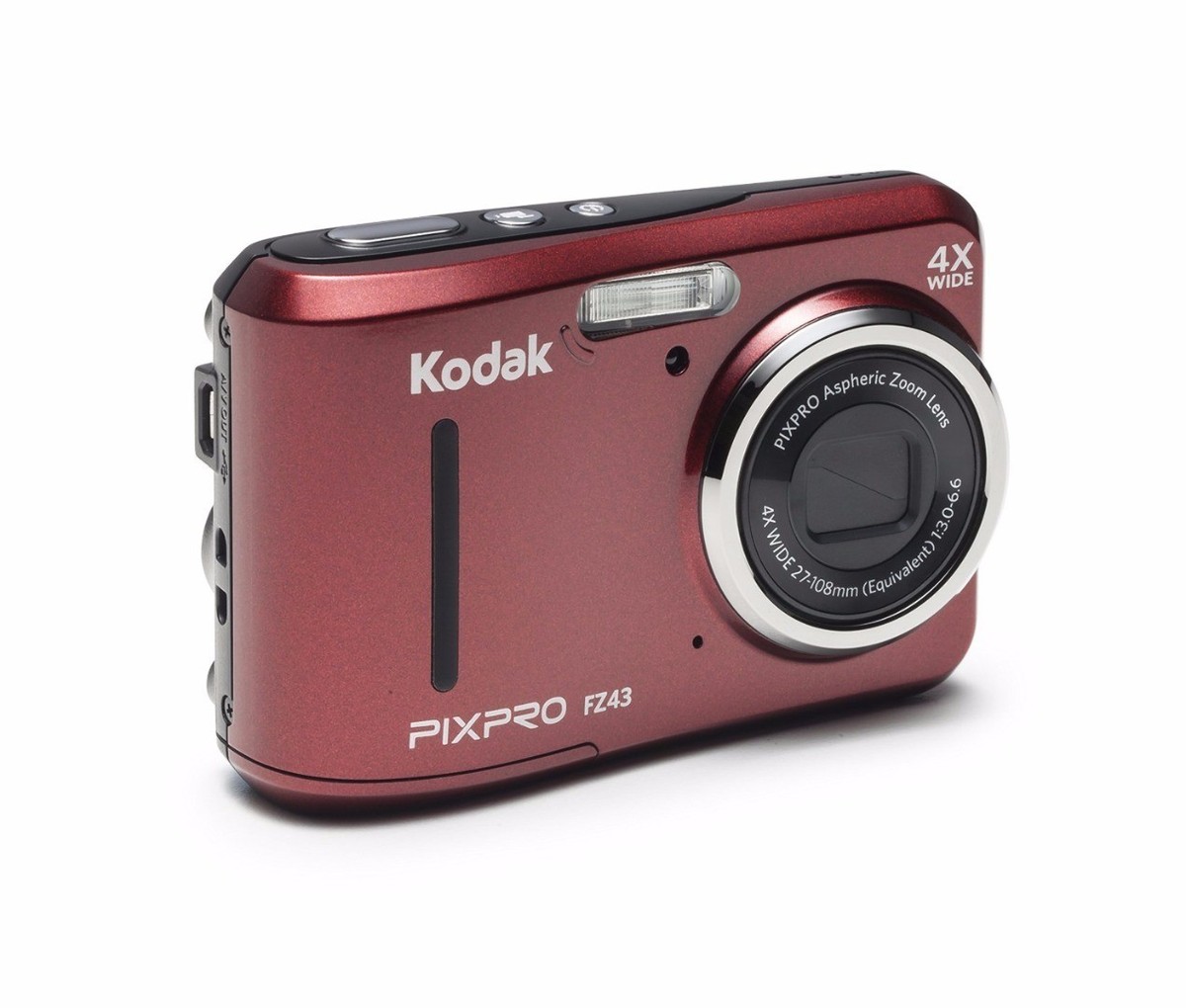 KODAK PIXPRO FZ43 16 MP Digital Camera Camera Case Bundle (Red) | eBay