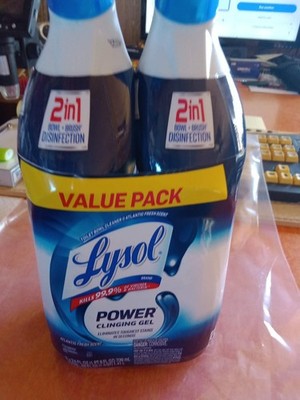 Lysol Power Toilet Bowl Cleaner 24 Oz 2-Pack 48 Oz