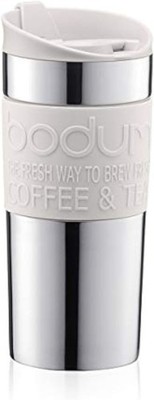 Bodum Travel Mug Thermobecher Edelstahl 0,35l weiß doppelwandig Becher 1 Stück