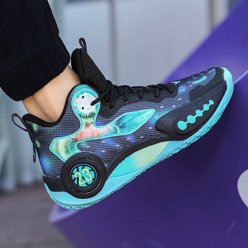 Moda Diferentes Cordones Zapatos de Baloncesto para Hombres Zapatos Deportivos Zapatos Atléticos - Imagen 14 de 45