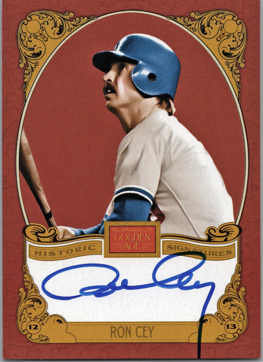 Ron Cey Signed 2013 Panini Golden Age Los Angeles Dodgers