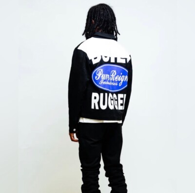 Pure Reign Built Rugged Trucker Jacket Ford Logo Inspired Streetwear Medium NWT