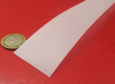 Hdpe White Bar 1/32" (.031") Thick x 1.50" Wide x 36" Long, 12 Pcs, 36 Ft Total