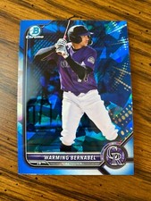 2022 Bowman Draft Sapphire WARMING BERNABEL #BDC-179 Base Refractor Prospect
