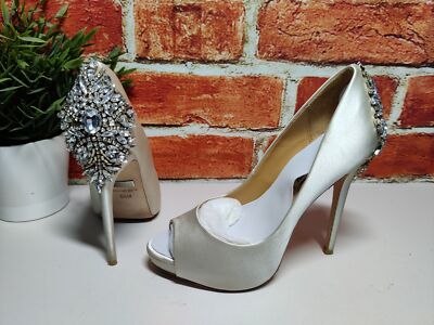 BADGLEY MISCHKA KIARA UK 3,5 US 5,5 JUWEL HIGH HEEL HOCHZEIT BRAUT SANDALEN SCHUHE