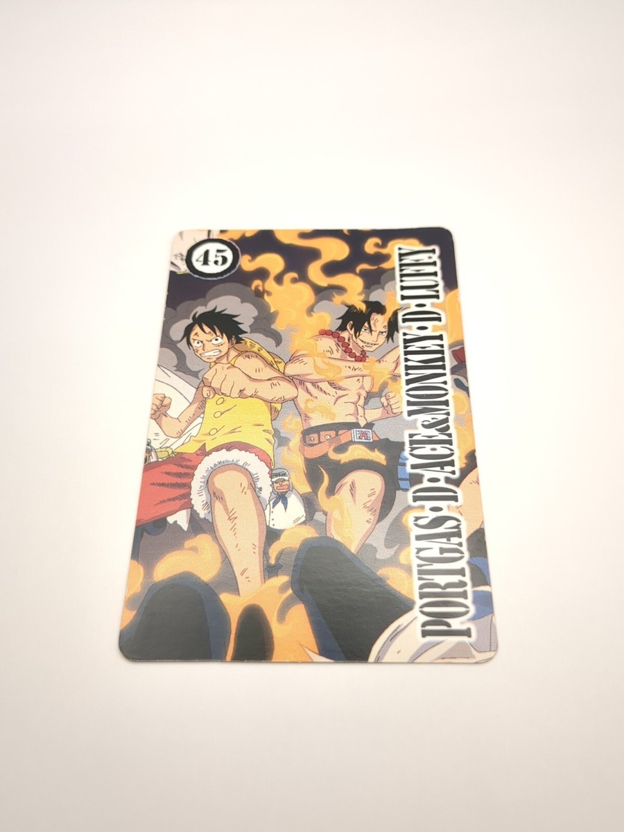 Monkey D. Luffy Ace #45 One Piece Card Top Gum 2010 Top