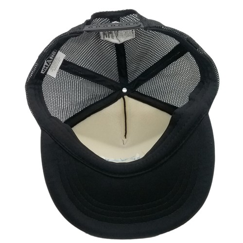 WHANG Nalifornia Flat Brim Trucker Snapback Mesh Back Cap Hat Adult Black - Picture 5 of 7