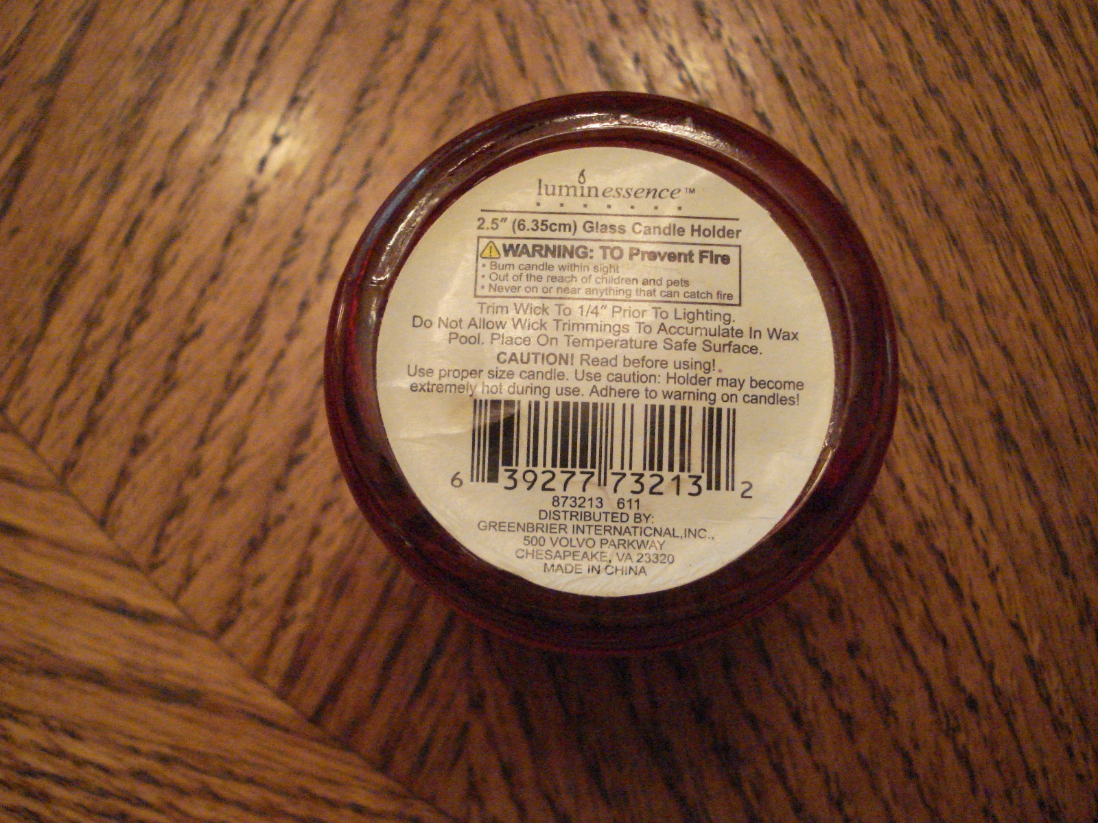 set 2Luminessence Glass Votive Candle Holders Aqua & Green/ Orange