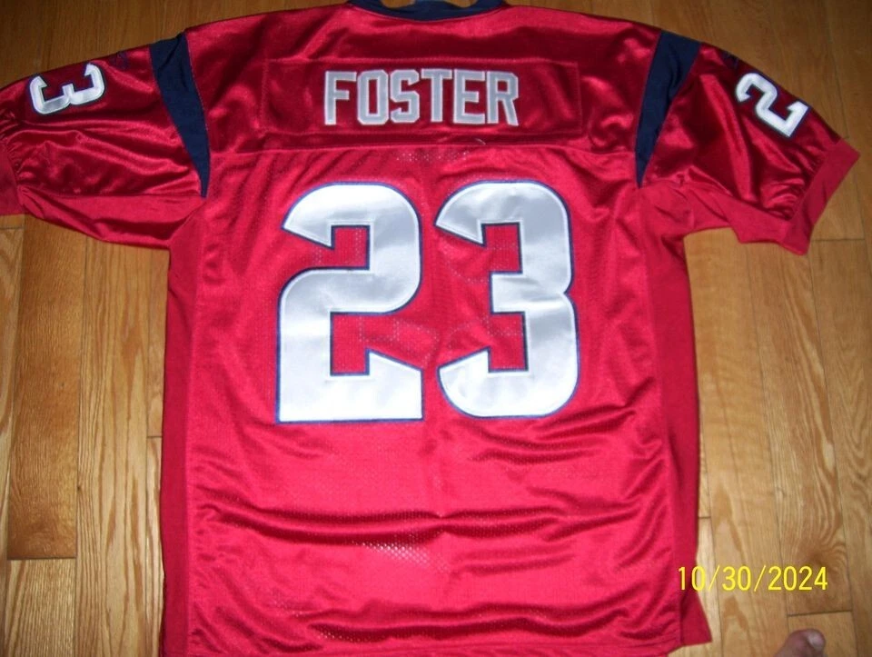 Camiseta Houston Texans Arian Foster NFL tamanho 54 XL Reebok vermelha - Imagem 2 de 2