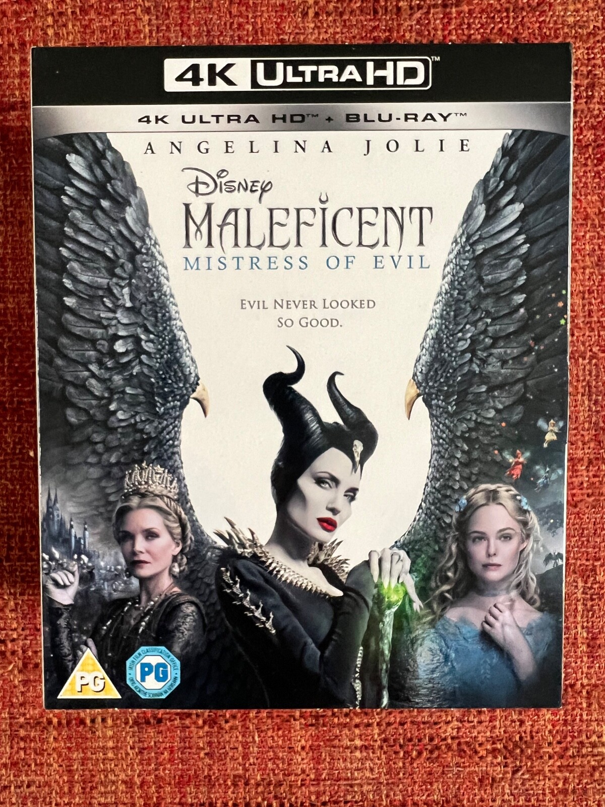 MALEFICENT 2 - MISTRESS OF EVIL [4K UHD + BLU-RAY] NEW & SEALED + SLIPCOVER
