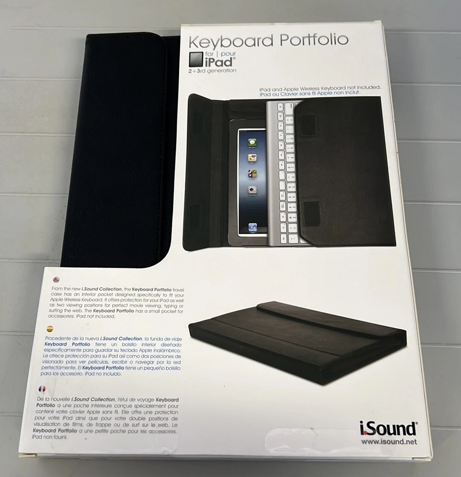 isound кожаный чехол для клавиатуры для iPad новый - Изображение 3 из 3