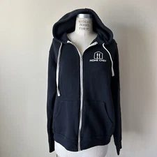 Bella + Canvas Home Chef Brand Cooking Black Hooded Sweatshirt Size Large