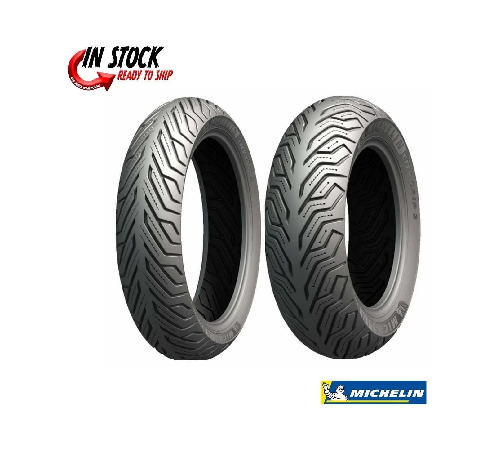 ティムソン 90/90-14 100/90-14 PCX125 PCX150 Michelin 90/90-14 & 100/90-14 City Grip 2 Tire Set 11-21 Honda