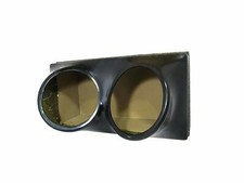 Double 12 fiberglass sub woofer speaker box enclosure carpeted MDF case BLACK