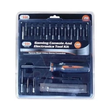 IIT 28pc Gaming Console & Electronics Bits 1/4" Driver Handle in Case Set 64780