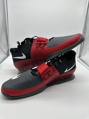 Nike Romaleos 3 University Red/Dark Grey Training Weightlifting Shoes Sz 15 NEW