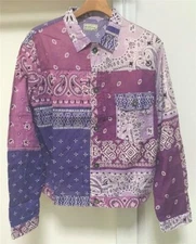 KAPITAL BANDANA PATCHWORK JACKET purple size 4 XL brand new made in Japan