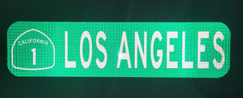 LOS ANGELES HWY 1 street sign, California Pacific Coast Highway 1, Cabrillo Hwy - 第 2/15 張圖片