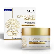 SESA 8 Kumkumadi Padma Night Cream-Skin Brightening- Reduce Fine lines-50g