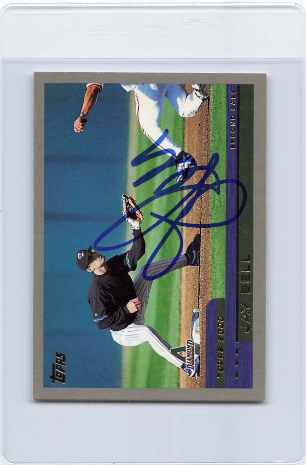 2000 Topps #185 Jay Bell Diamondbacks Signed Auto *J897