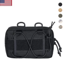 Tactical Molle Pouch Compact Horizontal EDC Utility Pouch Small Waist Belt Bag
