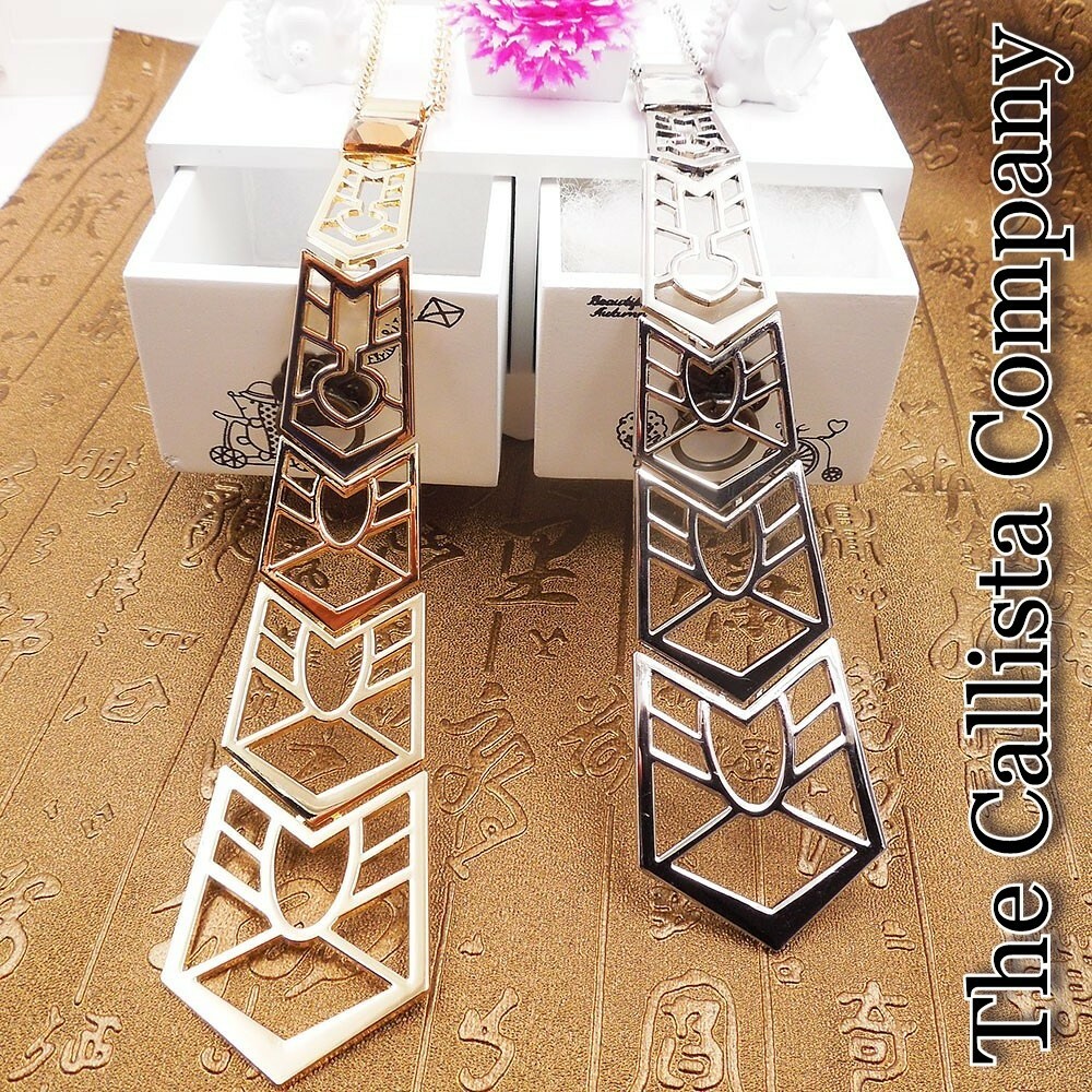 THE CALLISTA COMPANY, COLLAR COLGANTE DE MODA DE 6 PULGADAS PARA MUJER (ORO) ✓