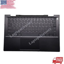 For Dell Inspiron 7306 2-in-1 Palmrest Touchpad Keyboard Backlit 6KXGM 13.3" US
