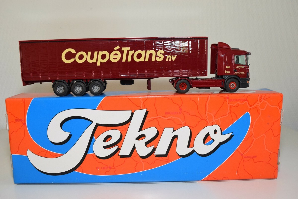 Tekno Scania 124L Avec Remorque – 1:50 – Camion Miniature Collection