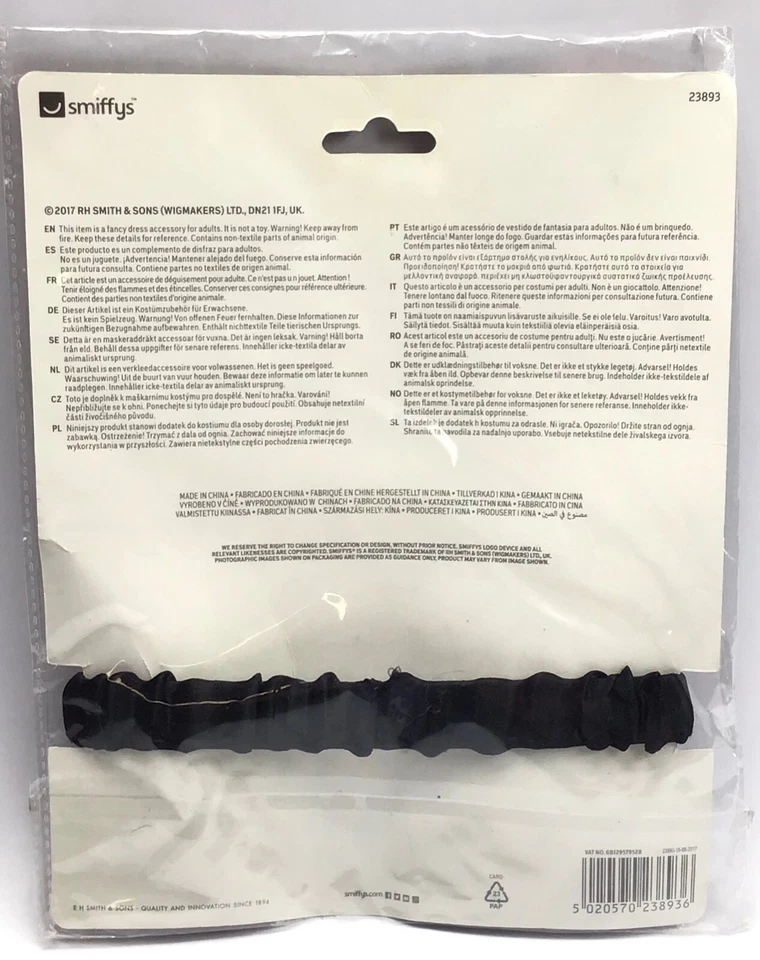 Charleston Flapper Stretch Satin Headband / Jewels Feathers / Costume Accessory - Image 4 of 4