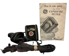 GE PR-30 Mascot Exposure Meter General Electric Untested 2 straps Manual Incl