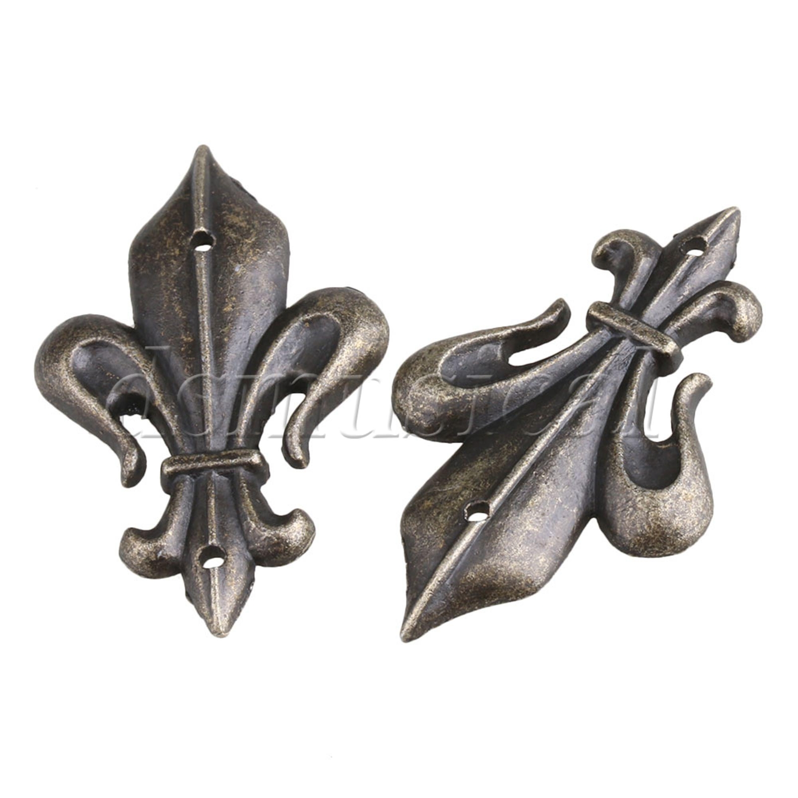 8x Metal Jewelry Chest Wine Gift Box Wooden Case Trunk Corner Edge Guard