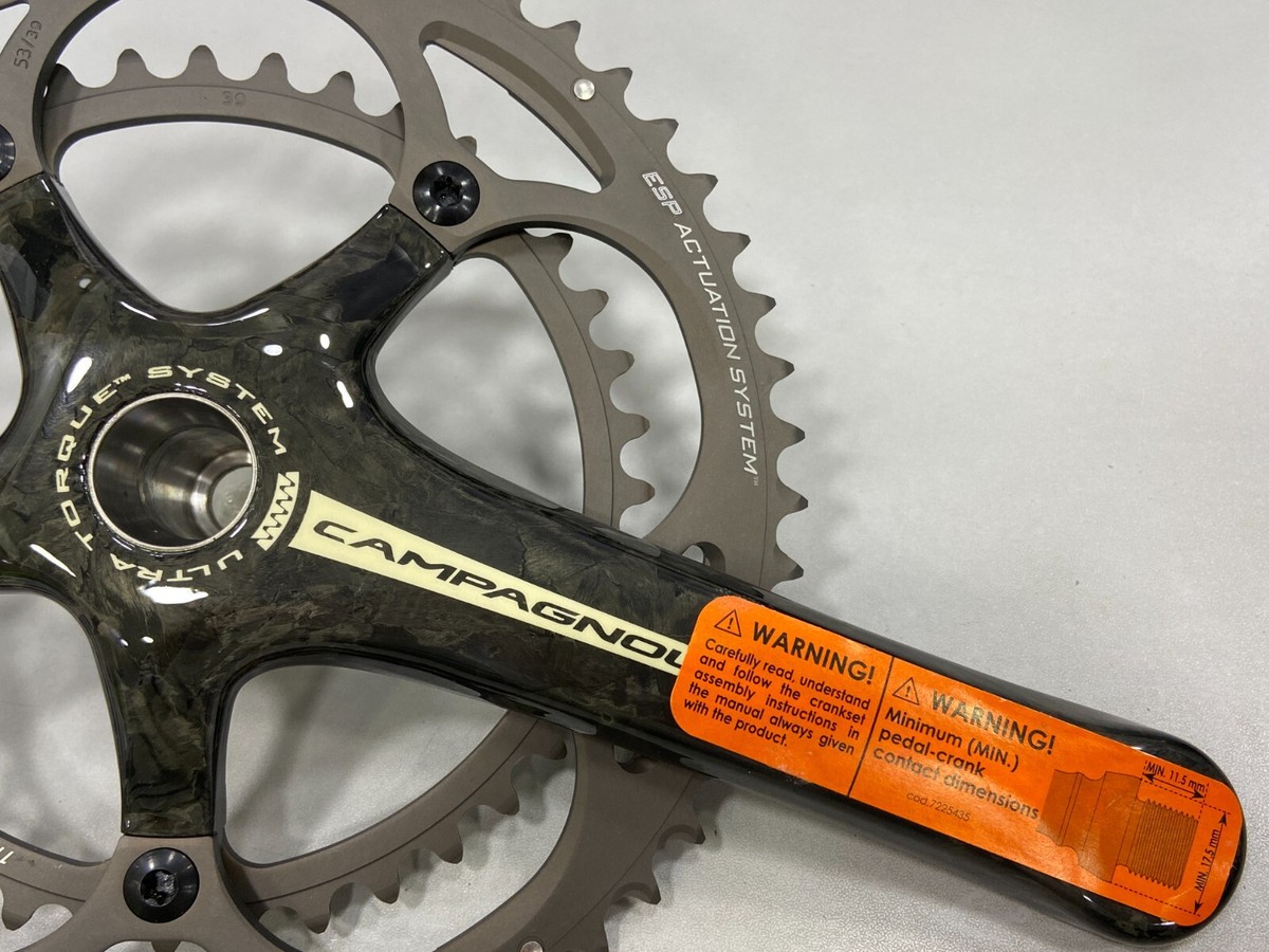 Campagnolo Athena Ultra-Torque 11Speed Carbon Crank 53x39T Campagnolo Athena Ultra-Torque 11Speed Carbon Crank 53x39T