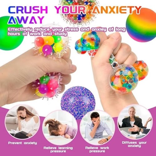 10pcs Transparent TPR Crystal Ball Children Birthday Gift - Photo 3/12