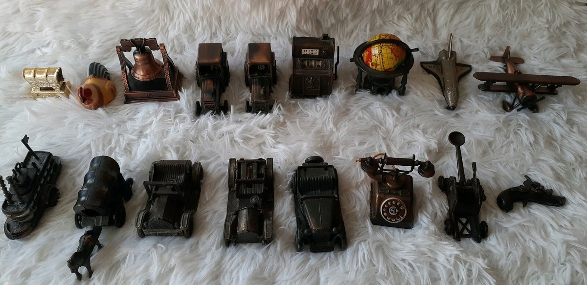 Vintage Antique Finished Pencil Sharpeners Die-Cast Miniature Lot