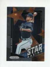 2021 PANINI PRIZM STAR GAZING - SHANE BIEBER CLEVELAND INDIANS SG3