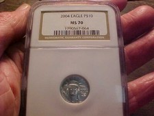 2004 $10 Platinum Eagle coin 1/10 oz MS70 NGC Better Date LOW PRICE!!! 1984.70 per troy oz