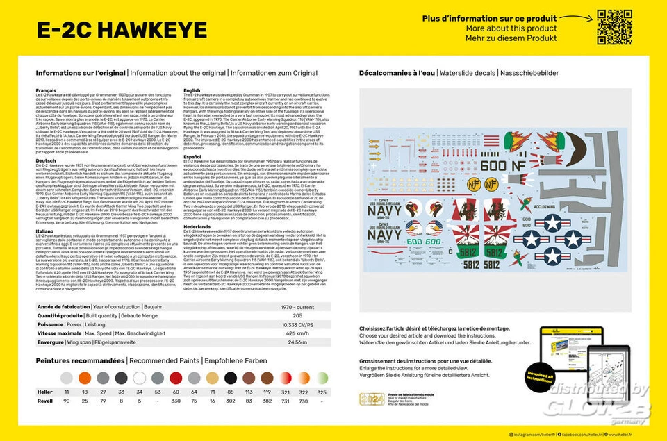 Heller: E-2C Hawkeye in 1:72 [1000823000] - Immagine 2 di 4