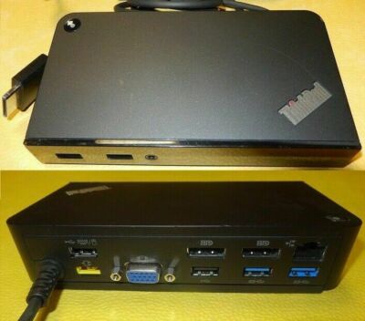 Station D'Accueil Lenovo ThinkPad OneLink DU9047S1 (03X6296) Avec Bloc D'Alim