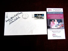 GORDON FULLERTON STS-3 NASA CARRIED IN MISSION CONTROL SIGNED AUTO COVER JSA
