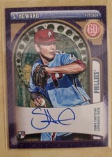 2021 Topps Gypsy Queen Indigo Auto #SH Spencer Howard 119/150 - Phillies RC