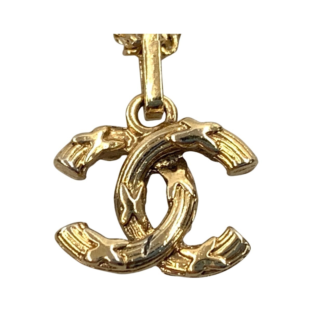 国内即発 CHANEL Necklace アイコニック CCマーク お見逃しなく CHANEL Mini coco Mark Necklace Gold CC Logo Charm Ladies