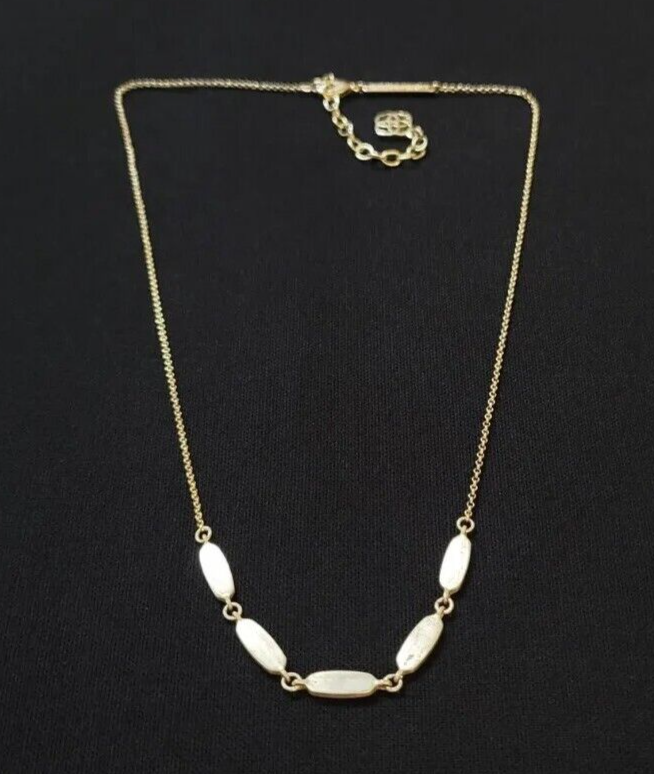 Kendra Scott Gold Tone Drop Necklace eBay