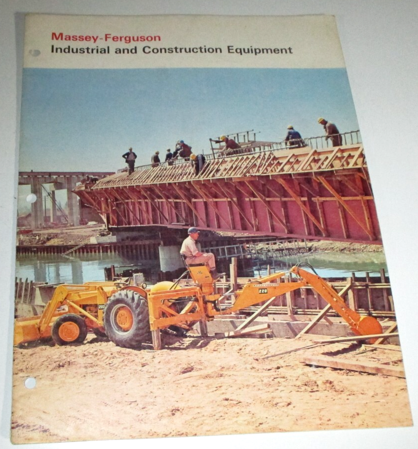 Massey Ferguson Industrial & Construction Equipment Brochure  Backhoe Tractor &&