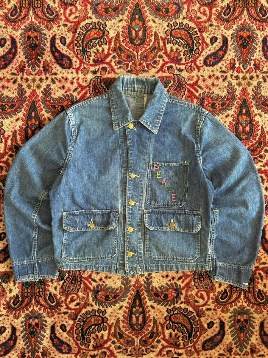 Vintage 1950s Big Smith Chainstitch Denim Engineers Jacket Vintage 1950s Big Smith Chainstitch Denim Engineers Jacket