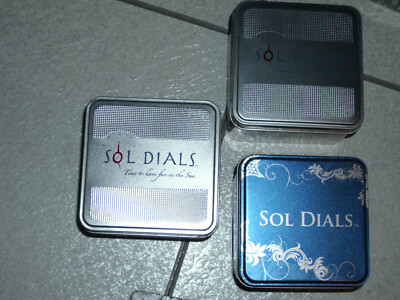 Del Sol Watches empty tins lot of 3