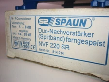 Spaun NVF 220 SR Single SAT Double Splitband Equalizer - NEW OLD STOCK