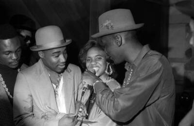 Sir Ibu, Positive K , MC Lyte and Big Daddy Kane attend MC Lyte's - Old Photo 2