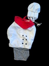 Dog Chef Costume With Hat Size M